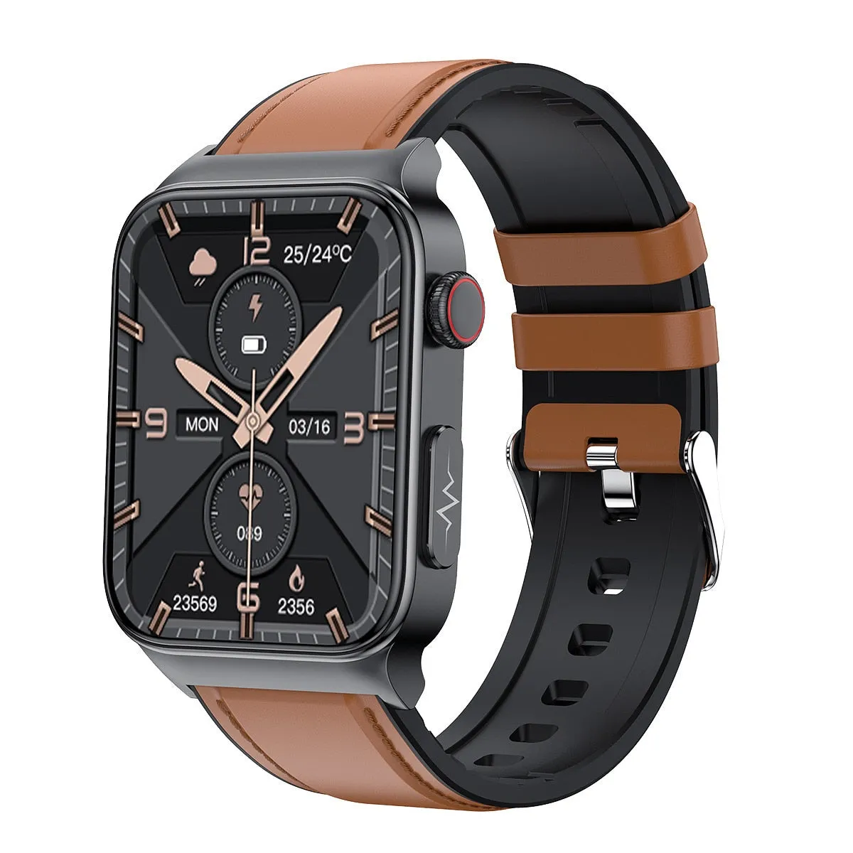 XIAOMI E500 ECG PPG Smart Watch Blood Glucose Electrocardiogram Temperature Blood Oxygen Sleep Monitoring Sports Smart Watch