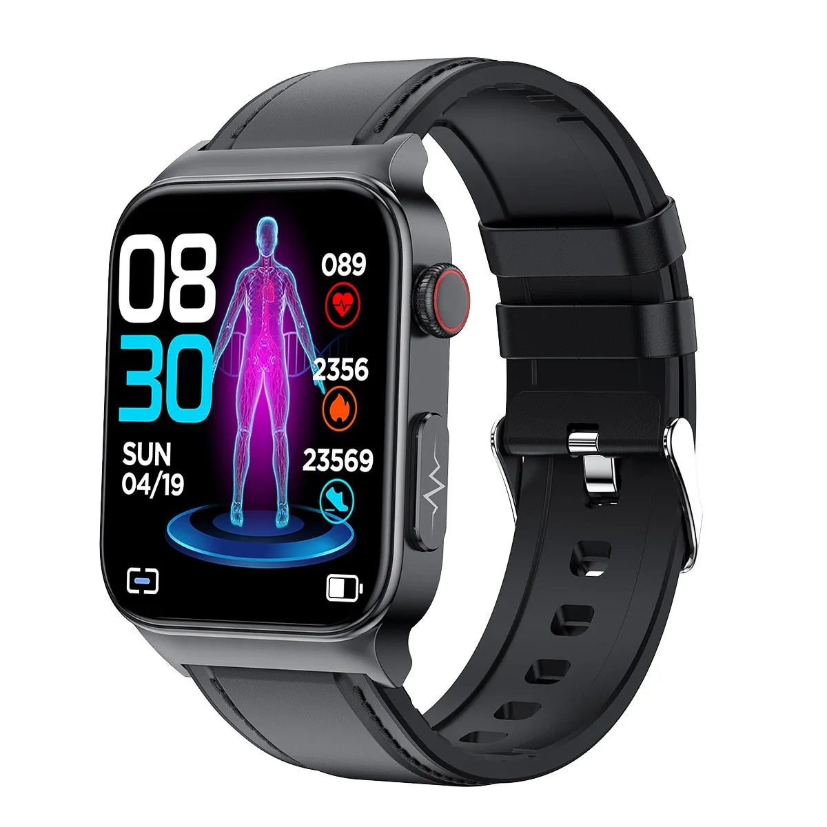 XIAOMI E500 ECG PPG Smart Watch Blood Glucose Electrocardiogram Temperature Blood Oxygen Sleep Monitoring Sports Smart Watch